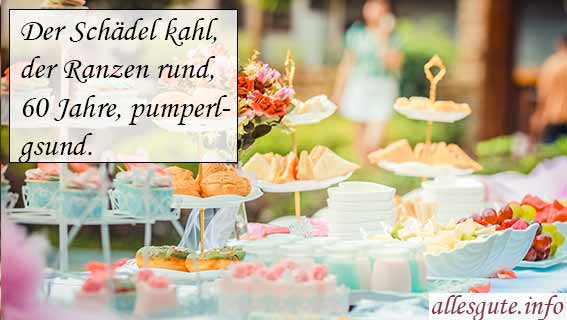 Geburtstagswünsche zum 60.