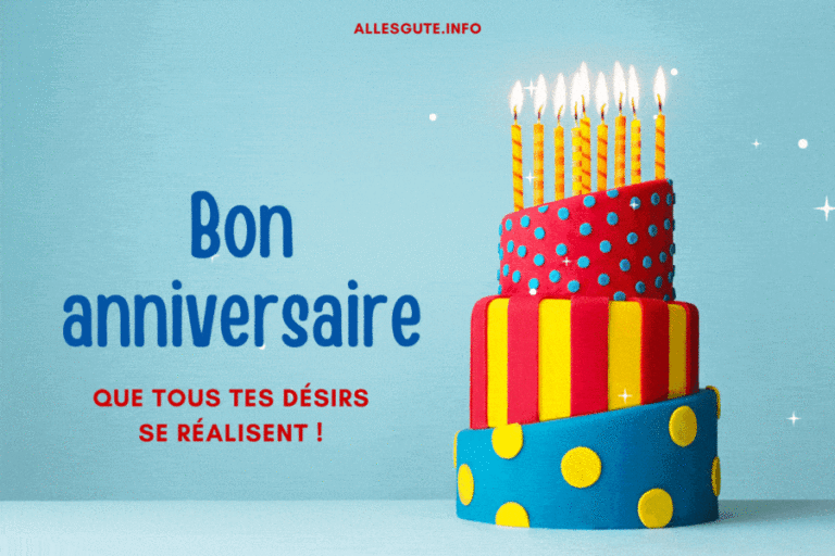 Geburtstagswunsch auf Französisch